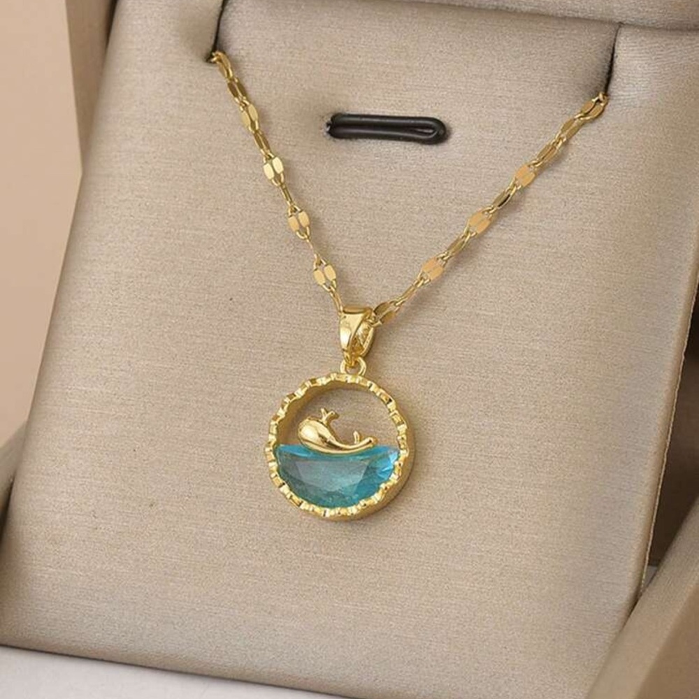 BRENDA MINIMAL STATMENT NECKLACE - Picture 1 of 3